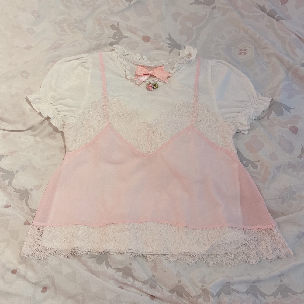 Swankiss | Faux-Layered Top